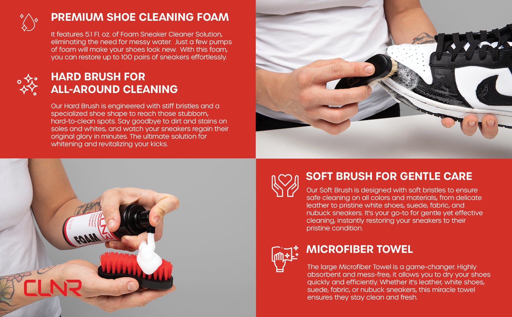 Clnr The Premium Shoe Cleaning Kit